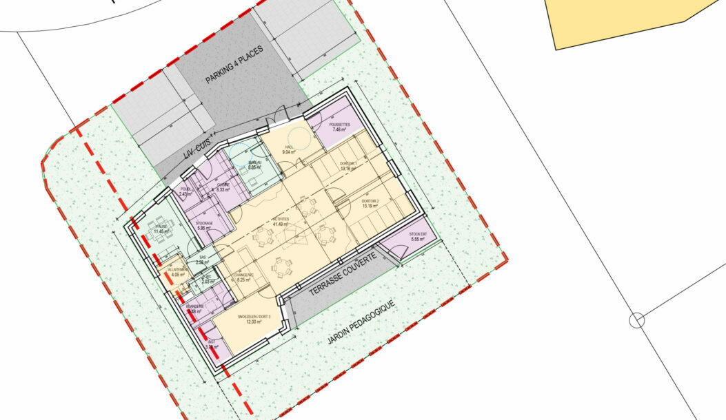 ARCHITECTE - PLAN MICRO CRECHE - PROJET WINGLES